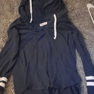 Hollister hooded long sleeve top.